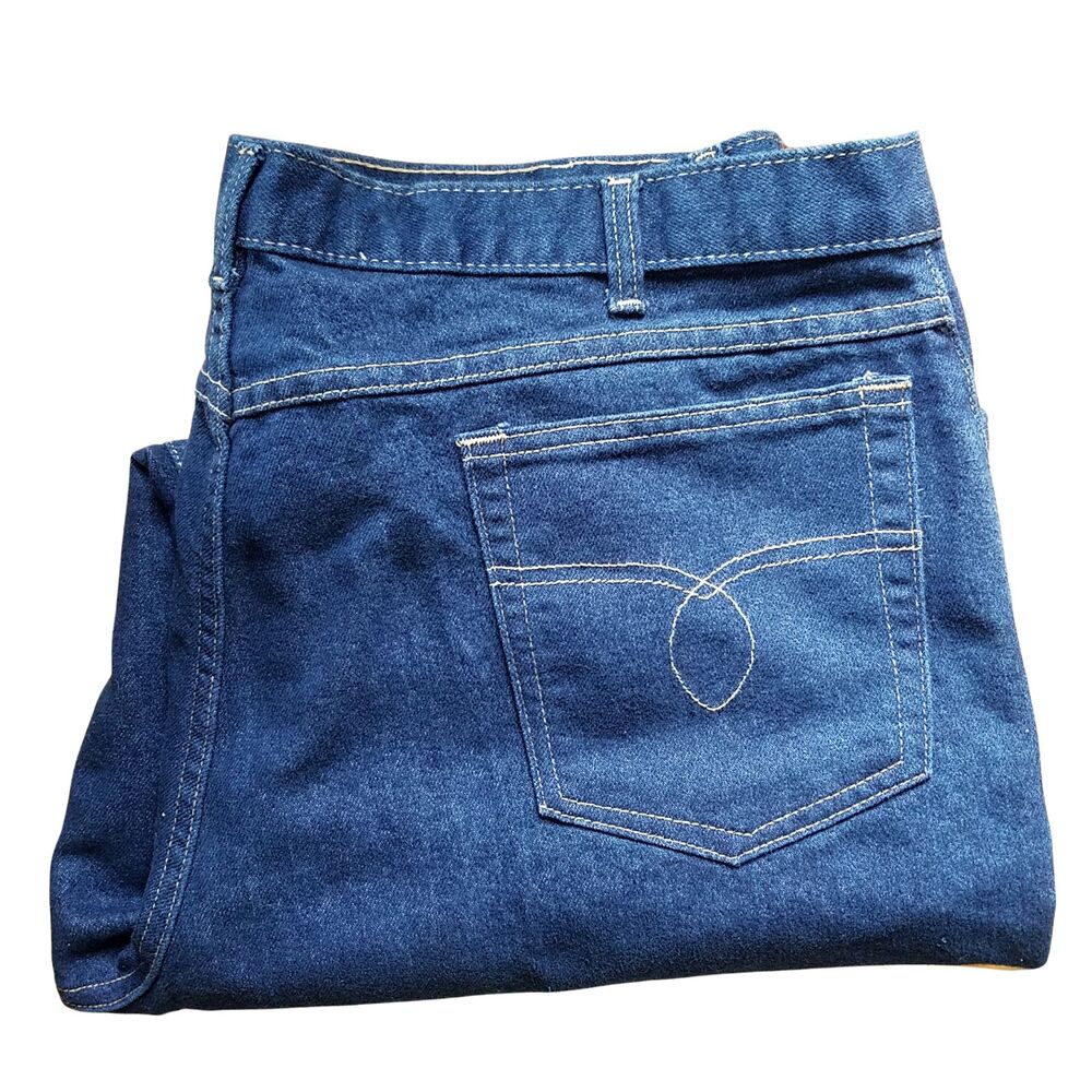 Vintage Towncraft Jeans Men's 44x29 Blue Denim - Picture 3 of 4